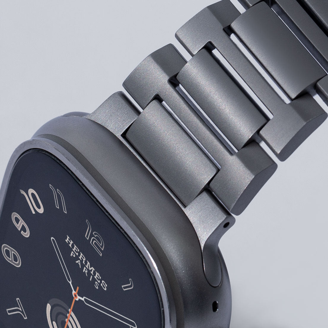 Titanium Bracelet Band V2 - Natural Titanium / Black
