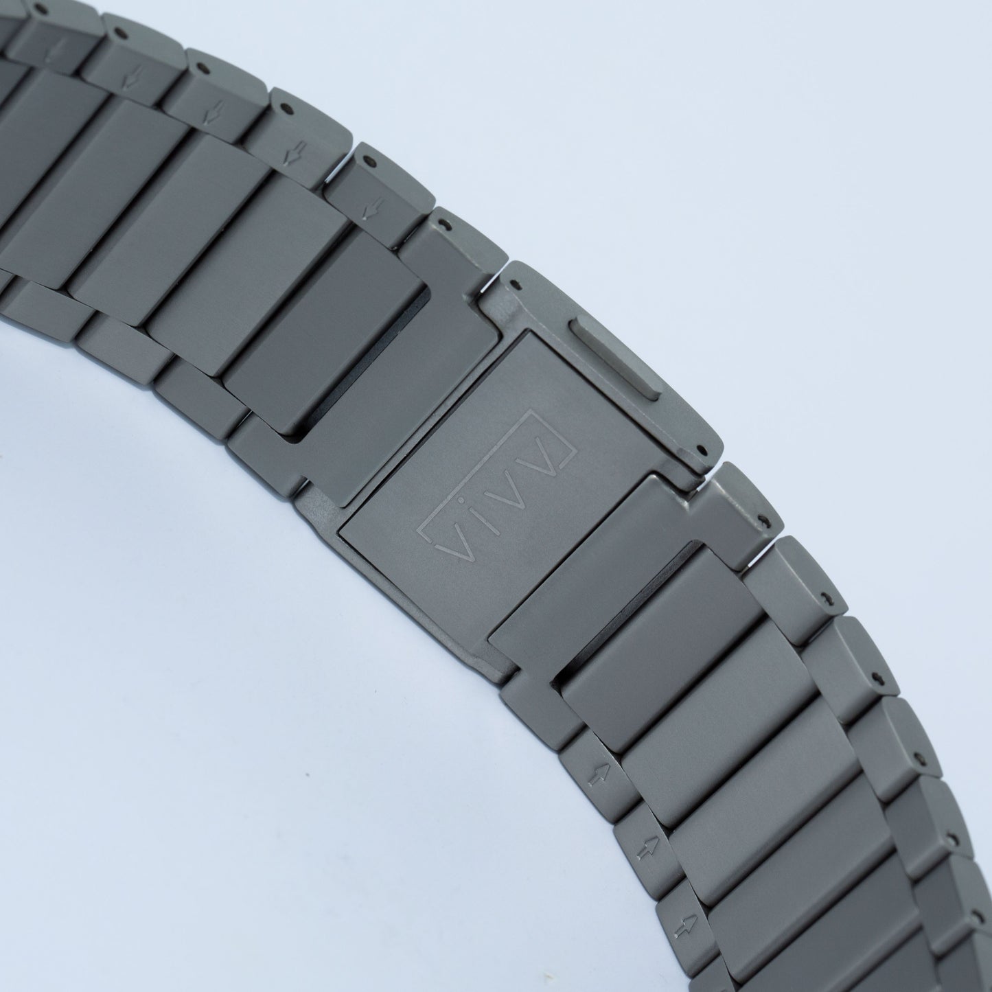 Titanium Bracelet Band V3 - Natural Titanium / Black